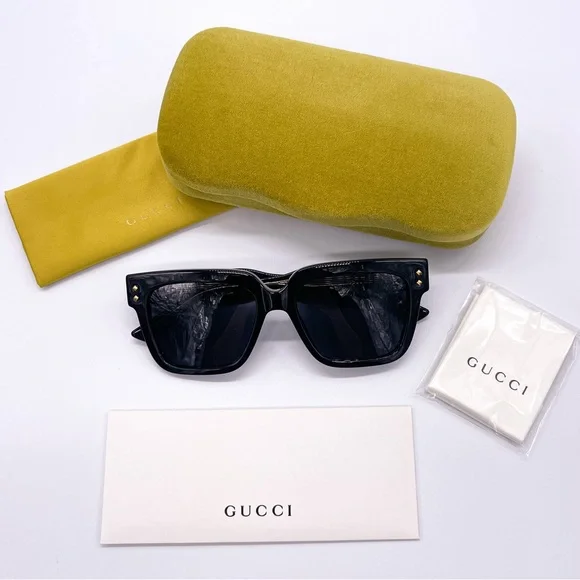 NEW GUCCI GG1084S 001 UNISEX NEW COLLECTION GUCCI SUNGLASSES - Picture 12 of 12